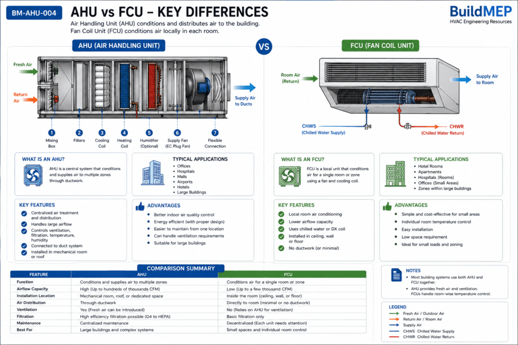 AHU FCU Difference