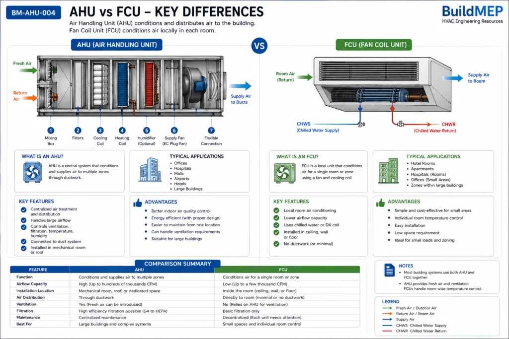 AHU FCU Difference