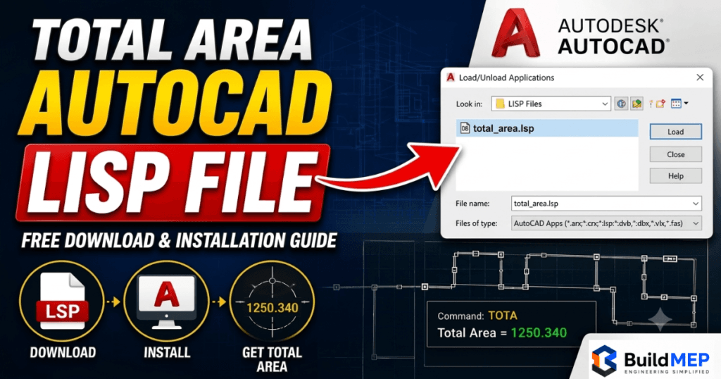 AutoCAD Total Area LISP