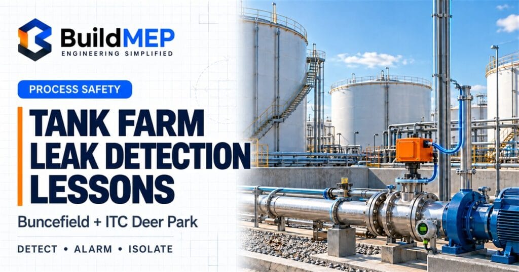 Tank Farm Leak Detection: Lessons from Buncefield and ITC Deer Park